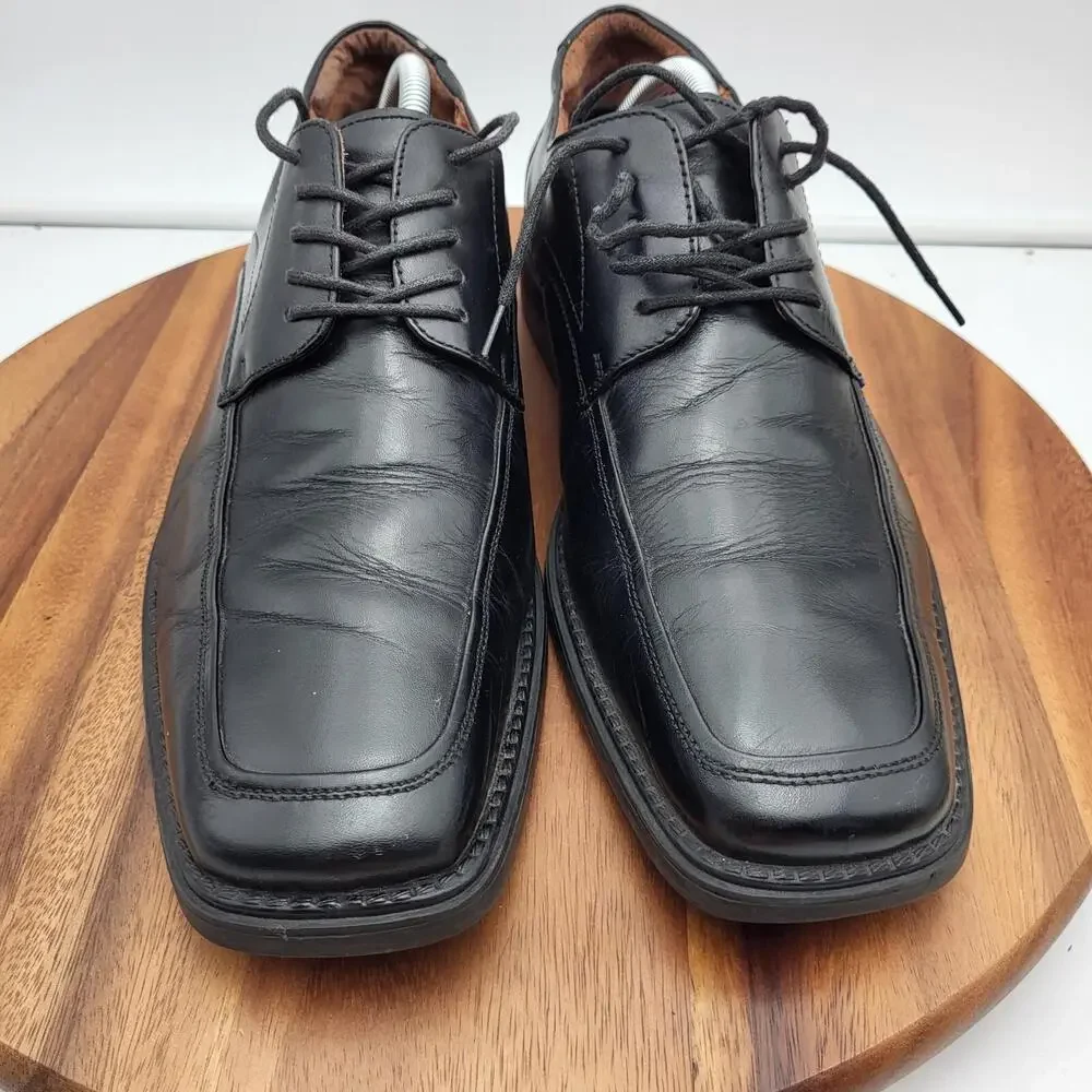 Giorgio‎ Brutini Oxford Dress Shoes Mens Size 10 M Advisor Black Leather